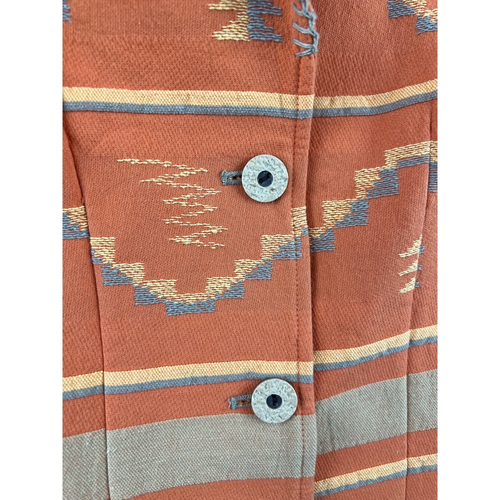 Coldwater‎ Creek Southwestern Aztec Embroidered Fitted Jacket - Picture 2 of 6